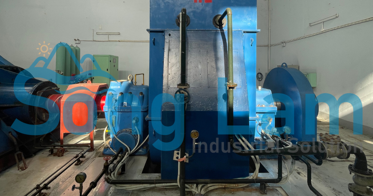 Hệ thống đường ống trao đổi nhiệt trong khu vực tua-bin