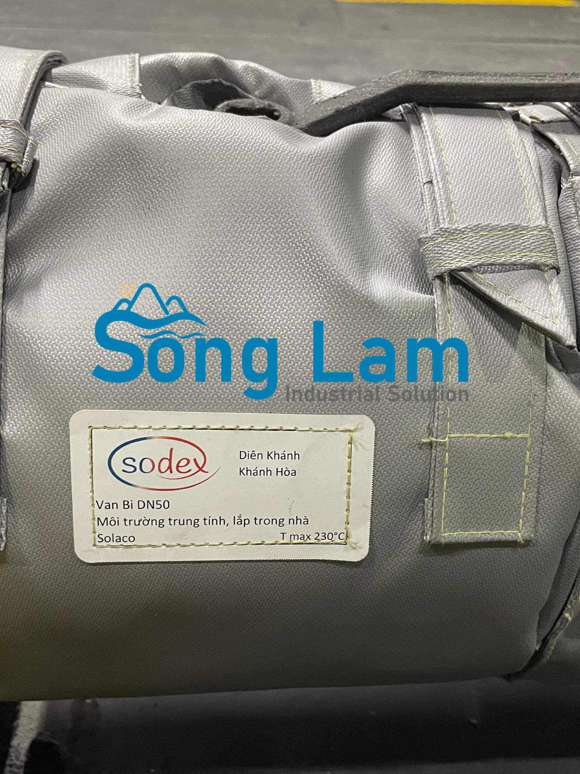 Thông số áo bảo ôn van DN50 tại Lotte Chemical