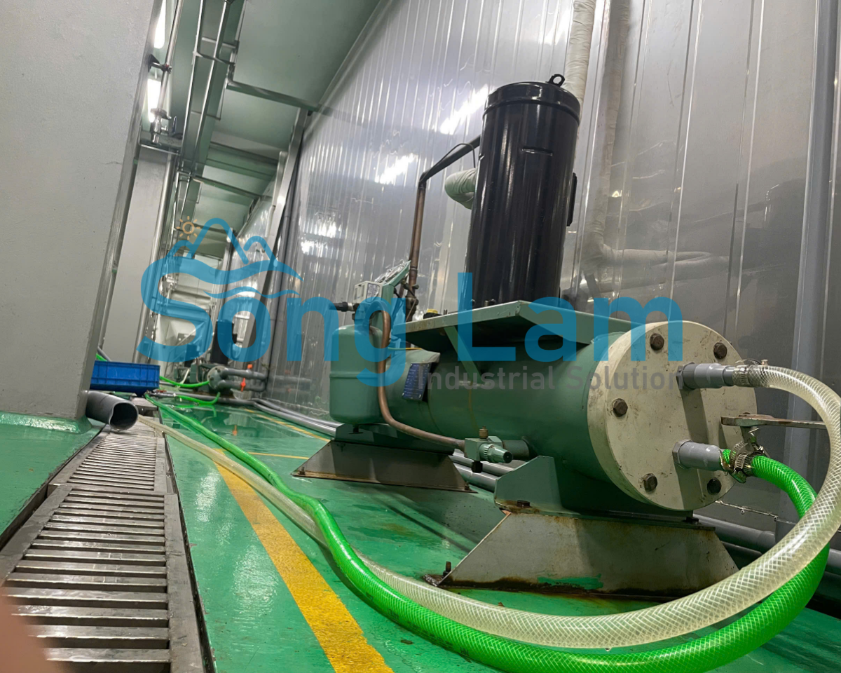 hệ thống trao đổi nhiệt trong kho lạnh công nghiệp solaco