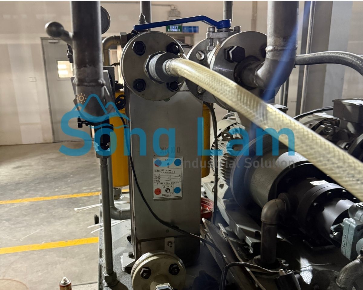 Lắp đặt hệ thống CIP cho thiết bị trao đổi nhiệt hàn kín tại nhà máy