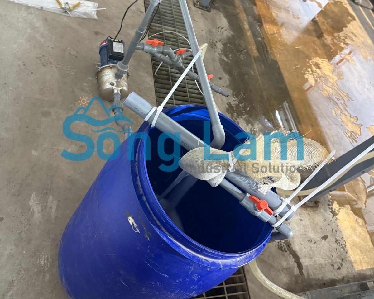 Quá trình chạy CIP làm sạch thiết bị trao đổi nhiệt bằng hóa chất tuần hoàn