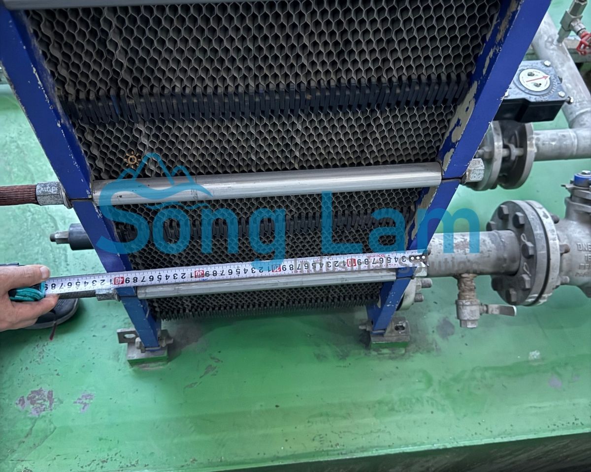 do kich thuoc heat exchanger bao tri