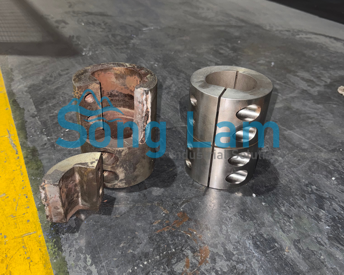 Khắc phục sự cố khớp nối nứt vỡ và thay thế linh kiện bảo dưỡng thang hàng